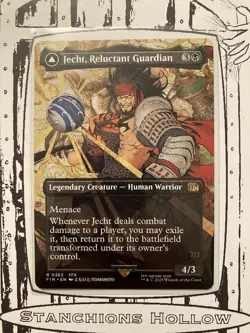 MTG Jecht, Reluctant Guardian (Borderless) - FINAL FANTASY (FIN) Rare #0363 - Image 1