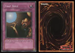 Trap Hole LOB-058 GLOSSY Super Rare 1st Edition Yu-Gi-Oh - Image 3