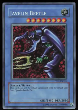 Javelin Beetle (Secret Rare) PP01-EN013 Secret Rare Yu-Gi-Oh - Image 1