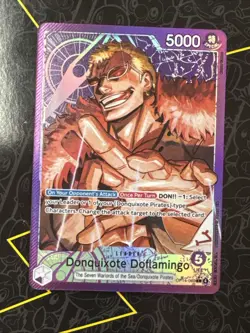 Donquixote Doflamingo - Alternate Alt Art Leader One Piece Card OP14-060 - Image 1