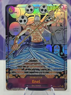 🔥Enel OP15-118 Manga Alt Art Adventure on KAMI’s Island ONE PIECE ENGLISH OP15 - Image 1