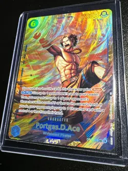 One Piece TCG Carrying On His Will Portgas.D.Ace SEC OP13-119 - Image 1