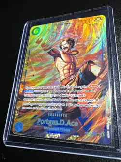 One Piece TCG Carrying On His Will Portgas.D.Ace SEC OP13-119 - Image 3