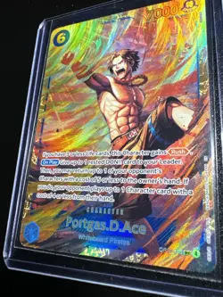 One Piece TCG Carrying On His Will Portgas.D.Ace SEC OP13-119 - Image 4