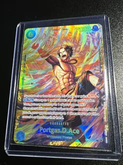 One Piece TCG Carrying On His Will Portgas.D.Ace SEC OP13-119 - Image 5