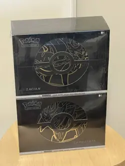 Pokemon Sword and Shield Zacian & Zamazenta Elite Trainer Box ETB PLUS New - Image 1