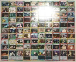 Lot of 100 UNION ARENA One-Punch Man, Shangri-La Frontier, Attack on Titan Set - Image 1