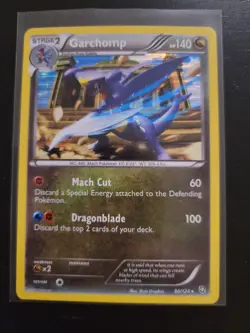Pokemon TCG Card 2012 Dragons Exalted - Garchomp 90/124 Holo - Image 1