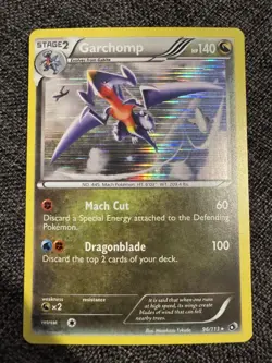 Garchomp 96/113 Legendary Treasures Holo Rare Near Mint Pokemon TCG Card - Image 1