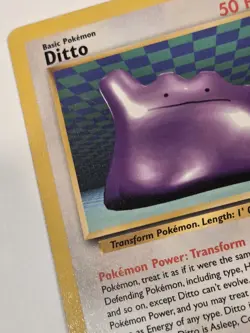 Pokemon Vintage Ditto Card Non Holo Rare 18/62 Fossil 1999 WOTC - Image 5