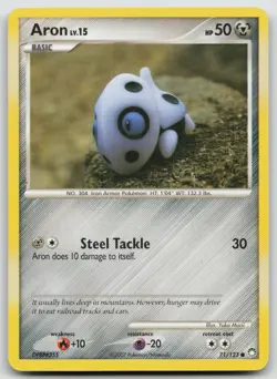 Aron - Mysterious Treasures 71/123 Yuka Morii Pokemon Card 71/123 - Image 1