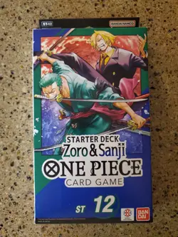One Piece Card Game English Starter Deck - ST-12 ZORO & SANJI English Hanger Box - Image 1