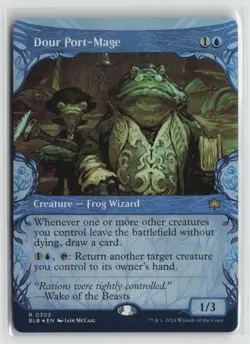 Dour Port-Mage 0303 Showcase Foil Bloomburrow BLB MTG Magic - Image 1