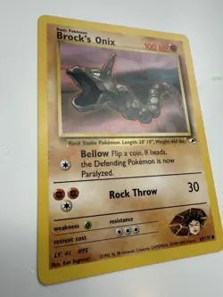 Brock's Onix 69/132 Gym Heroes Series Common Basic Pokemon Card WOTC 2000 LP - Image 2