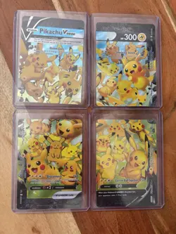 Pokemon Pikachu V-Union Complete Set of 4 SWSH139-142 Cards NM - Image 1