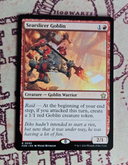 MTG Searslicer Goblin Foundations NM - Image 1