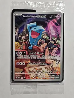 Team Rockets Wobbuffet Promo Card 203 Sealed Black Star Promo - Image 1