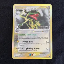 Rayquaza Delta Species 13/113 Reverse Holo Stamped Pokemon Card LP - Image 1