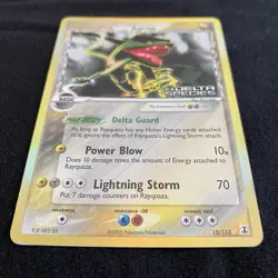 Rayquaza Delta Species 13/113 Reverse Holo Stamped Pokemon Card LP - Image 3