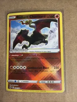Radiant Charizard 020/159 Crown Zenith Radiant Rare Holo Pokemon Card - Image 1