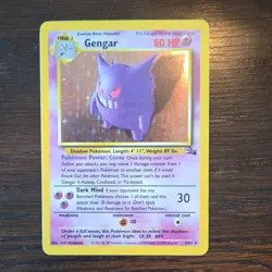 Pokemon Base Set Holo Rare Lot Gengar 8 Cards Wizards 1999 - Image 3