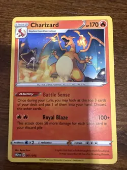 Charizard 2025 McDonald’s Happy Meal Pokemon Promo Card M24 001/015 NM - Image 1