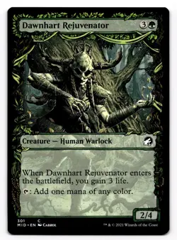 MTG Innistrad Midnight Hunt Dawnhart Rejuvenator Showcase #301 - Image 1