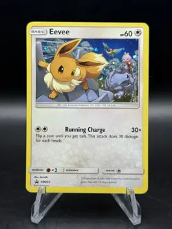 Pokemon Eevee SM235 Black Star Cosmos Promo Holo Card - Image 1