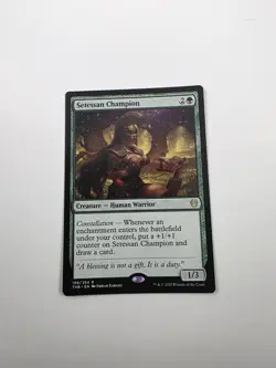 MTG Setessan Champion #198 THB Theros Beyond Death Foil R NM Magic Card - Image 1