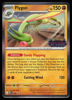 Flygon (Prerelease) 016 Holo Phantasmal Flames Promo Pokemon Card - Image 1
