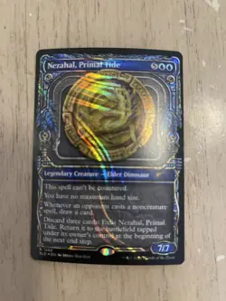 1x MTG Nezahal Primal Tide Halo Foil Secret Lair Drop Foil 1268 Magic - Image 1