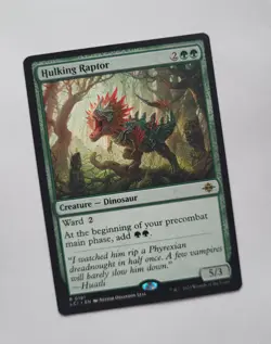 MTG Hulking Raptor 0191 LCI The Lost Caverns of Ixalan Rare 2023 Dinosaur Magic - Image 1