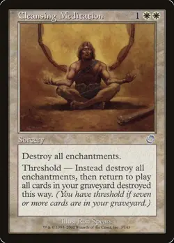 MTG Cleansing Meditation Torment LP #3 REG - Image 1