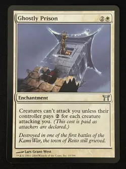 1x MTG Ghostly Prison - Champions of Kamigawa (CHK) #10 - Magic the Gathering - Image 5