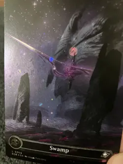 Magic The Gathering MTG - Swamp (0369) (Borderless) (Galaxy Foil) - EOE - Image 3