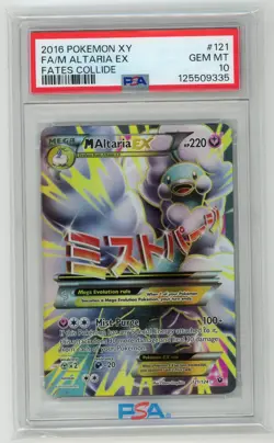 Pokemon TCG - M Altaria EX 121/124 - Fates Collide - PSA 10 - Image 1