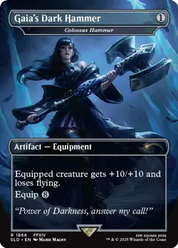 MTG x FINAL FANTASY SECRET LAIR - GAIA'S DARK HAMMER #1866 NON-FOIL - Image 1