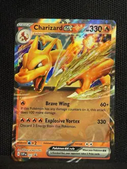 Pokemon TCG Charizard ex 161 Black Star Promo SV SVP161 Holo NM - Image 1