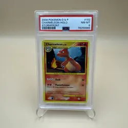 2008 Pokemon Stormfront Charmeleon 102/100 Holo Diamond & Pearl PSA 8 - Image 1