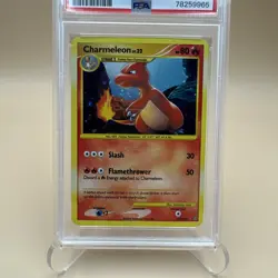 2008 Pokemon Stormfront Charmeleon 102/100 Holo Diamond & Pearl PSA 8 - Image 3