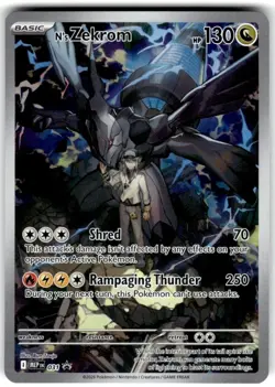 Pokemon TCG Ascended Heroes ETB N’s Zekrom 031 Black Star Promo SEALED NM - Image 1