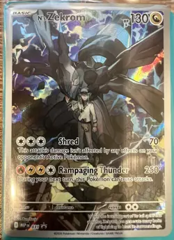 Pokemon TCG Ascended Heroes ETB N’s Zekrom 031 Black Star Promo SEALED NM - Image 2