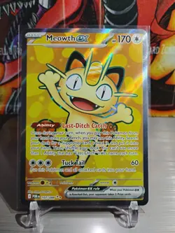 Pokemon Meowth Ex Ultra Rare 107/88 NM Perfect Order - Image 1