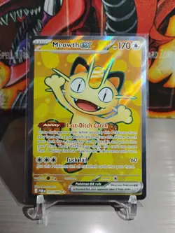 Pokemon Meowth Ex Ultra Rare 107/88 NM Perfect Order - Image 2