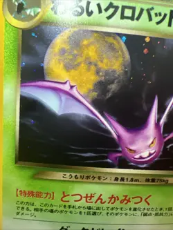 Dark Crobat No. 169 Holo Japanese Neo Destiny Old Back Vintage TCG Pokemon - Image 3