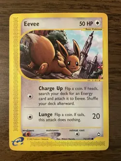 Pokemon Eevee Aquapolis 75/147 - Image 1