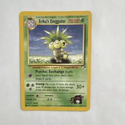 Vintage Pokemon TCG Gym Heroes Erika's Exeggutor Uncommon 44/132 Stage 1 70 HP … - Image 1
