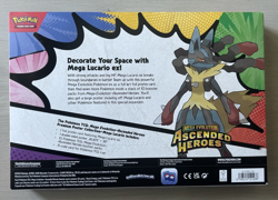 Pokemon TCG Sealed Ascended Heroes Mega Lucario Premium Poster Collection - Image 2