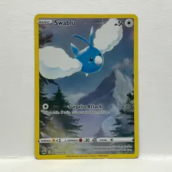 2023 Pokemon Swablu Holo GG27/GG70 Crown Zenith: Galarian Gallery Full Art - Image 1