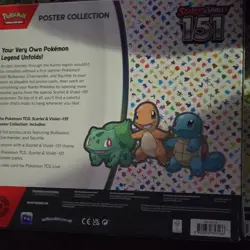 Pokemon Scarlet & Violet 151 Poster & Zapdos ex Collection Box Promo 2023 - Image 1